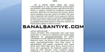 Ankara Tokide Yapılmış Yapı Stajı