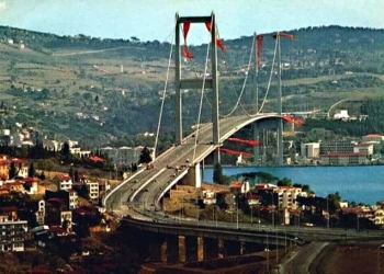 15 Temmuz Şehitler (Boğaziçi) Köprüsü İnşaat Fotoğrafları (1970-1973)