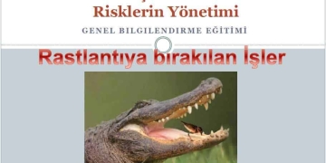 İş Sağlığı ve Güvenliği Bakımından Risk Değerlendirmesi