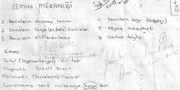 Zemin Mekaniği 1 Ders Notları – Devrim Alkaya