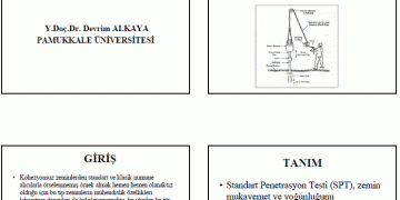 Arazi Deneyleri ile Geoteknik Tasarım