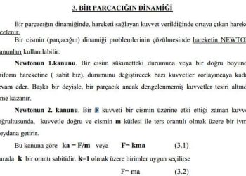 Dinamik Ders Notları – Harran Üniversitesi