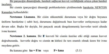 Dinamik Ders Notları – Harran Üniversitesi