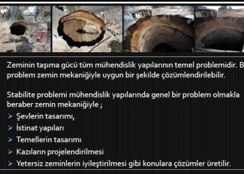 Zemin Mekaniğine Giriş Sunumları
