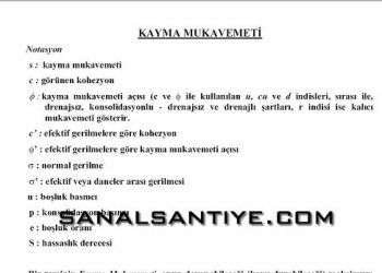 Zemin Mekaniği 2 Notları