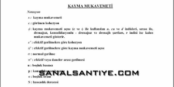 Zemin Mekaniği 2 Notları