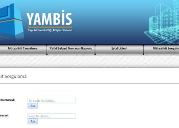Müteahhitlik Başvurusunda İstenen Belgeler 2014
