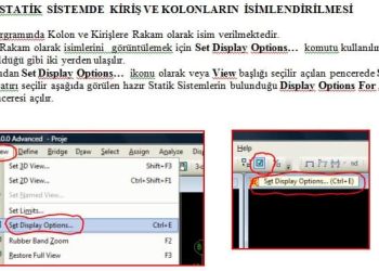 Sap2000’de Statik Sistem Oluşturma (EÜ-Sedad Anlağan)