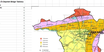 Deprem Bölge Haritası – İl ve İlçeler