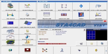 Sta4CAD V13.1 Demo İndir (5 Kat 500 Kolon 500 Kiriş)