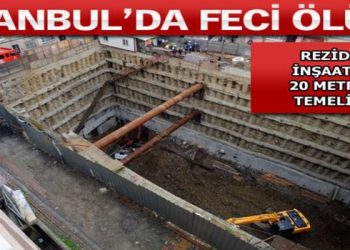Kağıthane’de rezidans inşaatında vinç operatörünün ölümü