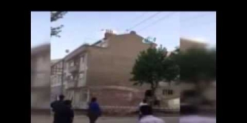 Eskişehir’de Yıkılan 3 Katlı Bina