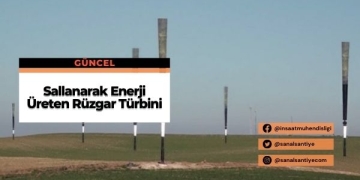 Sallanarak Enerji Üreten Rüzgar Türbini