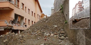 Göl Apartmanı İstinat Duvarındaki Yarık Büyüyor