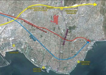 İzmir’de viyadük inşaatında iskele çöktü: Yaralılar var