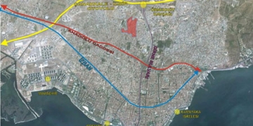 İzmir’de viyadük inşaatında iskele çöktü: Yaralılar var
