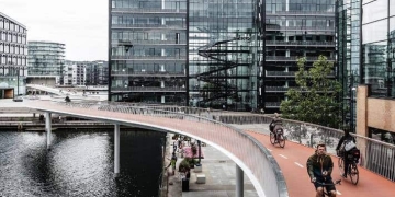 Kopenhag’da Bir Bisiklet Yolu