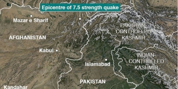Afganistan’da 7.5 şiddetinde deprem meydana geldi