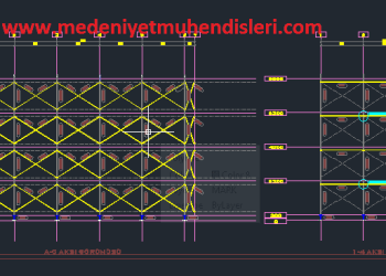 İskele Projesi Örneği (dwg) İndir – Belediyeler İçin İskele Projesi
