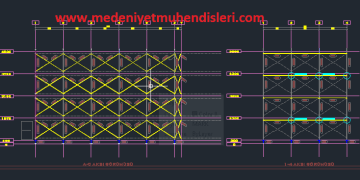 İskele Projesi Örneği (dwg) İndir – Belediyeler İçin İskele Projesi
