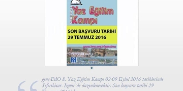 İMO Yaz Eğitim Kampı Başvuruları Başladı