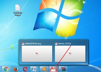 Autocad Sekmeler Nasıl Ayrı Pencerede Gösterilir?