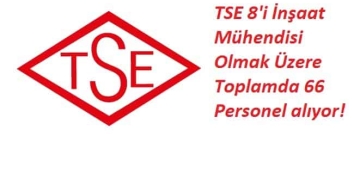 TSE 8’i İnşaat Mühendisi Olmak Üzere 66 Personel Alıyor!