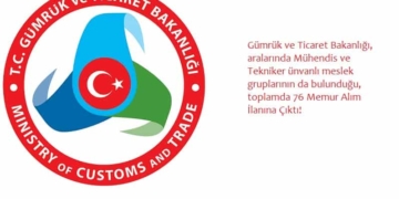 Gümrük ve Ticaret Bakanlığı Mühendis ve Tekniker İlanı