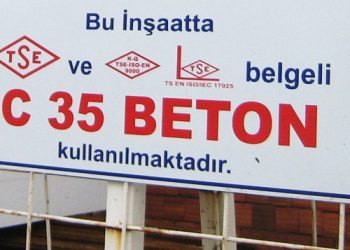 BU İNŞAATTA C35 BETON KULLANILMAKTADIR. -EKMEK,SU,BETON-