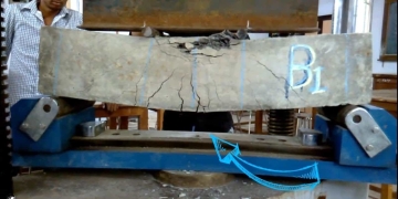 Betonarme Kirişin Eğilme Başarısızlığı, Eğilme Dayanımı ve Beton Laboratuvarı Testi