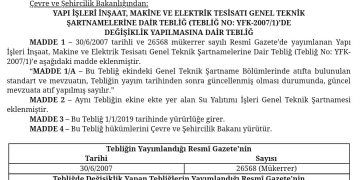 Su Yalıtımı İşleri Genel Teknik Şartnamesi Yayınlandı