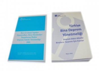 “Türkiye Bina Deprem Yönetmeliği” İnşaat Mühendisleri Odası Tarafından Kitap Halinde Basıldı