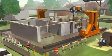 Dünyanın En Büyük 3D İnşaat Yazıcısı Tanıtıldı
