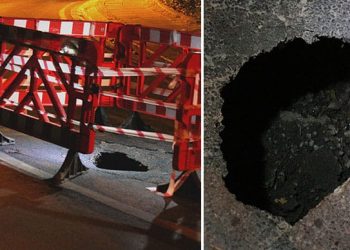 Beşiktaş’ta Bir Yol Çökmesi Daha Yaşandı