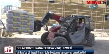 Dolar Bozdurana Bedava Vinç Hizmeti!