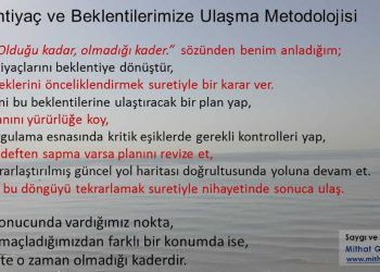 İhtiyaç ve Beklentilerimize Ulaşmak