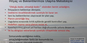 İhtiyaç ve Beklentilerimize Ulaşmak