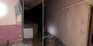Bursa’da Taşıyıcı Kolonları Çatlayan 5 Katlı Apartman Boşaltıldı
