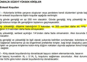 Deprem yönetmeliği