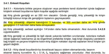 Deprem yönetmeliği