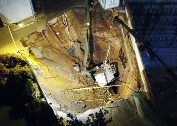 Metro İnşaatında Göçük Meydana Geldi