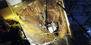 Metro İnşaatında Göçük Meydana Geldi