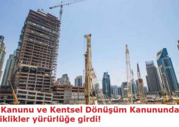 İnşaat Sektöründe Yeni Dönem Başladı!