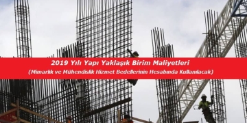 2019 Yılı Yapı Yaklaşık Birim Maliyetleri