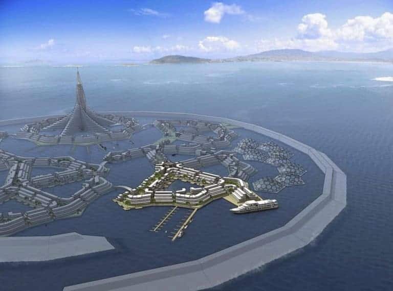 Dünyanın İlk Yüzen Şehir Adası 2020 Yılında İnşa Edilecek