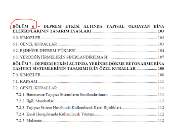 TBDY 2018’e Göre Yapısal Olmayan Bölme Duvar Tasarım Kontrolü (6.Bölüm)