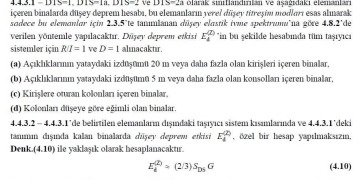 TBDY 2018 Düşey Deprem Etkisi (Soru – Cevap)