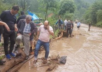 Trabzon Araklı’da sel felaketi