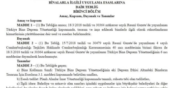 TBDY2018 Kapsamında Yapılacak/Tadilat Görecek Binaların Ruhsatlandırılmasına Dair Tebliğ Açıklaması (Örnekli)