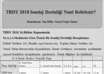 TBDY 2018 Sondaj Derinliği Nasıl Belirlenir ?